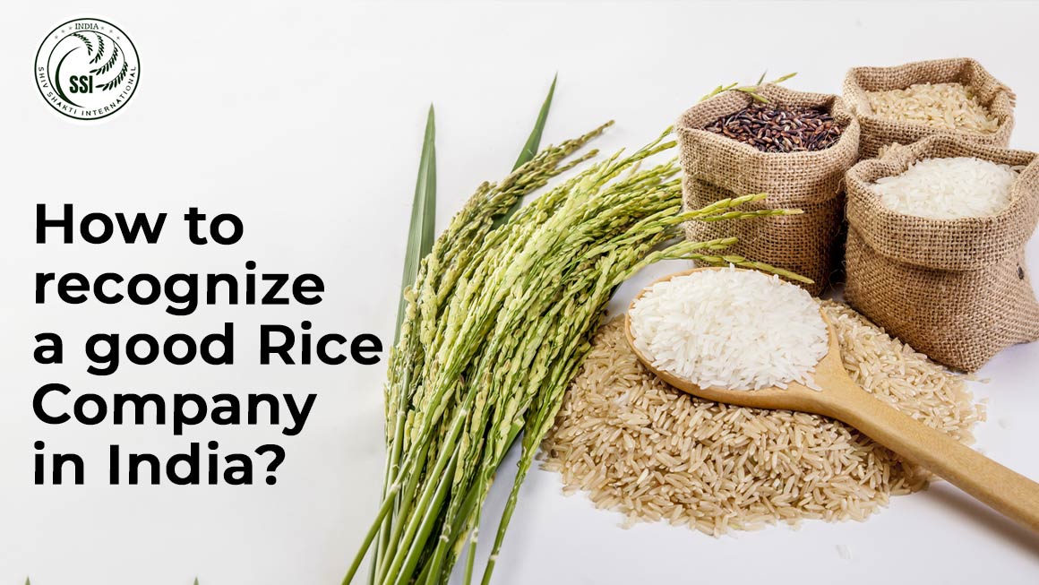 How to recognize a good Rice Company in India